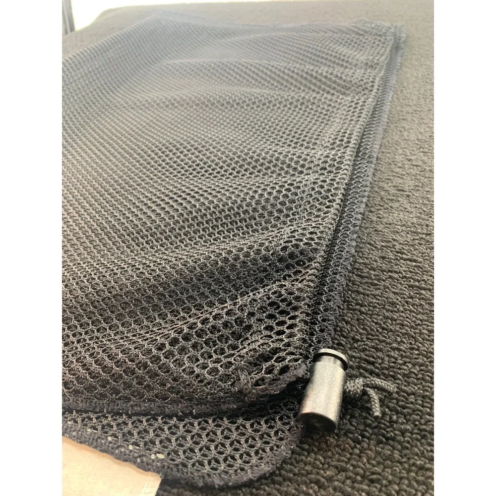 2 Pack Mesh Laundry Bags with Drawstring Black gym‎ gear 24x32 inches